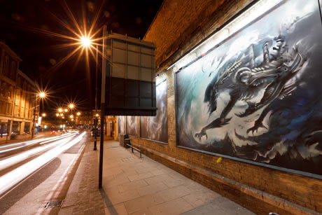 Alien Graffiti in London
