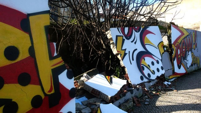 Pantonio - Comic Crash Graffiti Wall