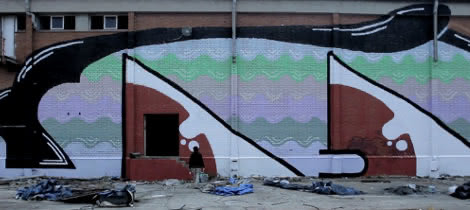 Concrete Wall Mural by GR170