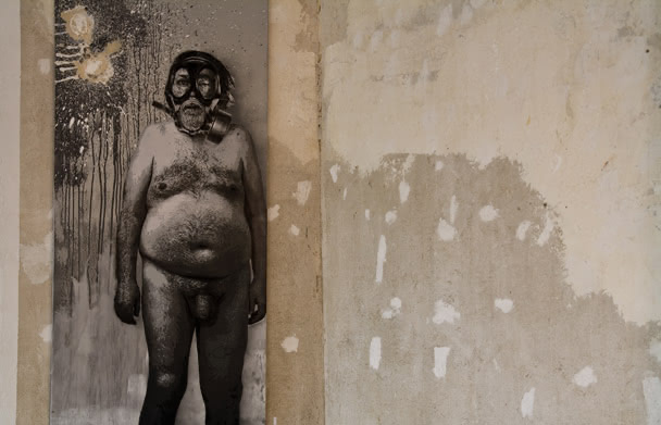 Czarnobyl stencil art