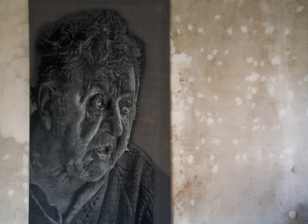 Czarnobyl stencil art