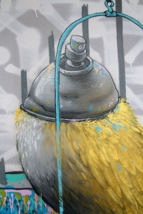 da mental vaporz - mural in brest