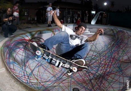 D*Face Spray Paint Skateboard