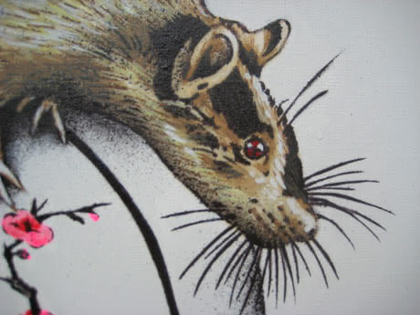 Fin DAC Asian Stencil Art