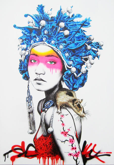 Fin DAC Stencil Art