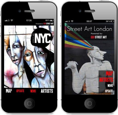 Geo Street Art iPhone App
