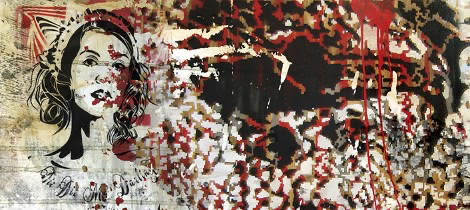 Hamburger Stencil Art in Berlin