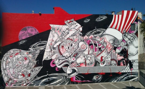 How & Nosm Mural, Los Angeles
