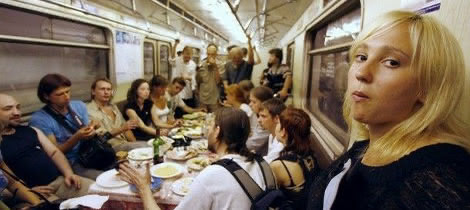 iPad Busting, Laser Murals, Russian Art Anarchists & Ivy Tags