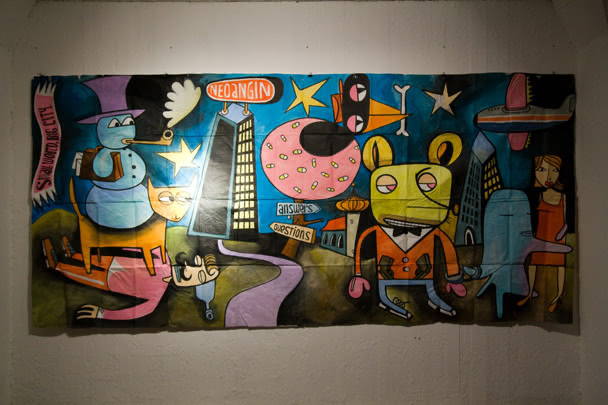 neoangin aka jim avignon painting