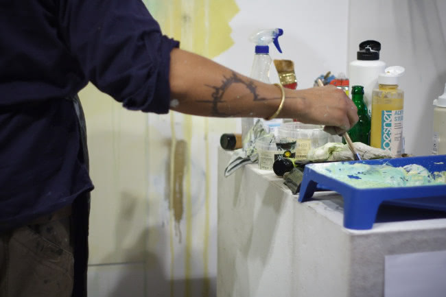 kofie - live painting