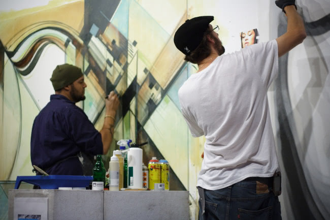 project room - live painting