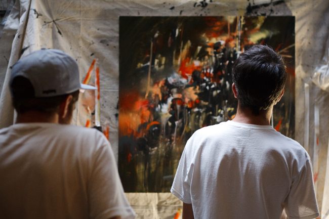 mr jago live painting