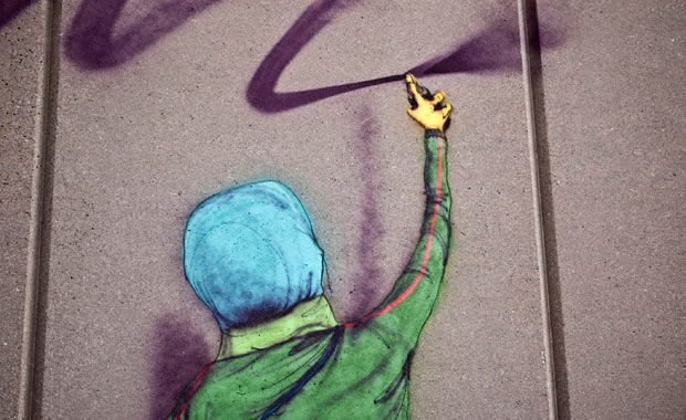 Os Gemeos Street Piece in Boston 