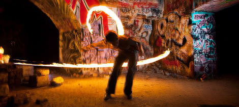 Urban Exploring: Graffiti & Fire Under Paris