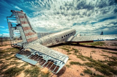 Plane Graffiti - Boneyard Project