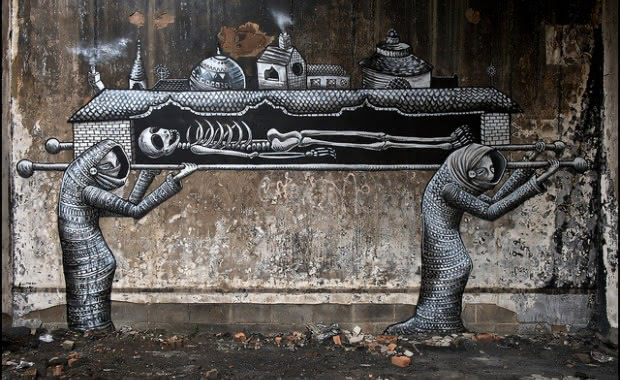 Postmodern Zombieism, Murals, Interviews & Adbusting