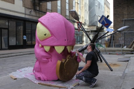 Ronzo’s Credit Crunch Monster Relocated!