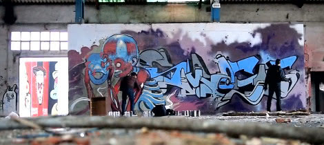 Smash 137 & Aryz Graffiti in Barcelona