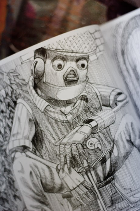 pixelpancho - black on white