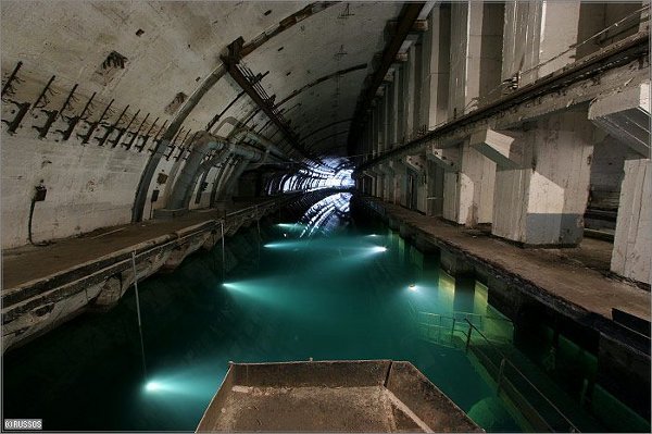 abandoned russian submarine base