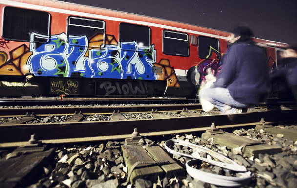 ed night - graffiti photography