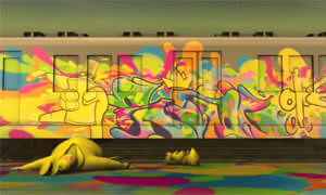 Train Bombing - Graffiti Animation