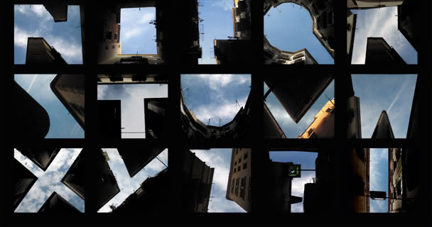 type the sky alphabet