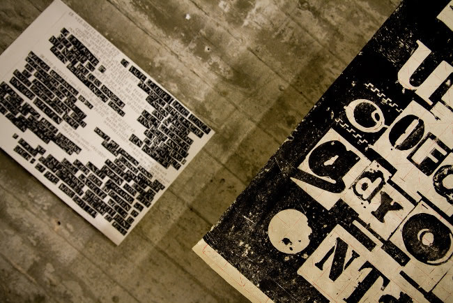 papergirl 2009 typography