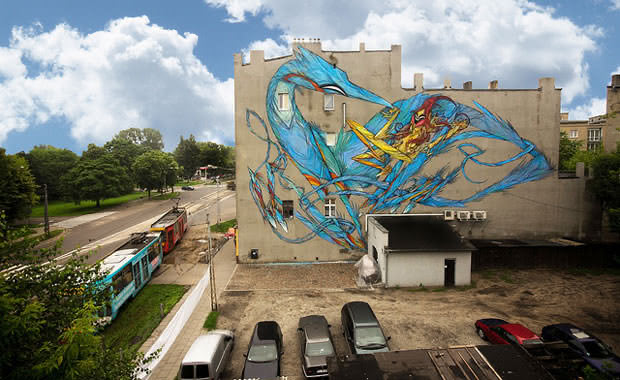 Urban Forms: Shida Mural in Lodz