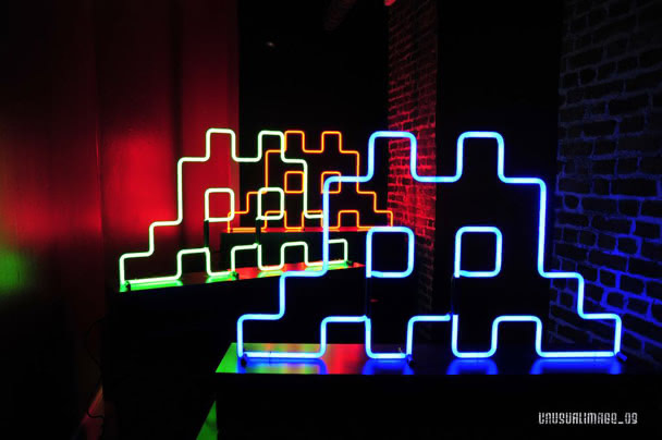 space invader exhibition