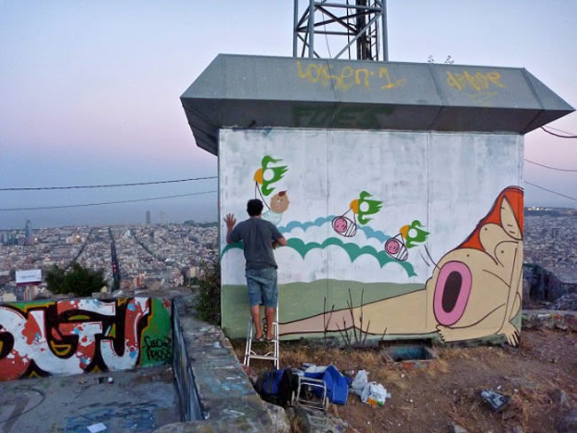 boris hoppek - vagina painting