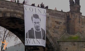 Voina Protest In Prague 